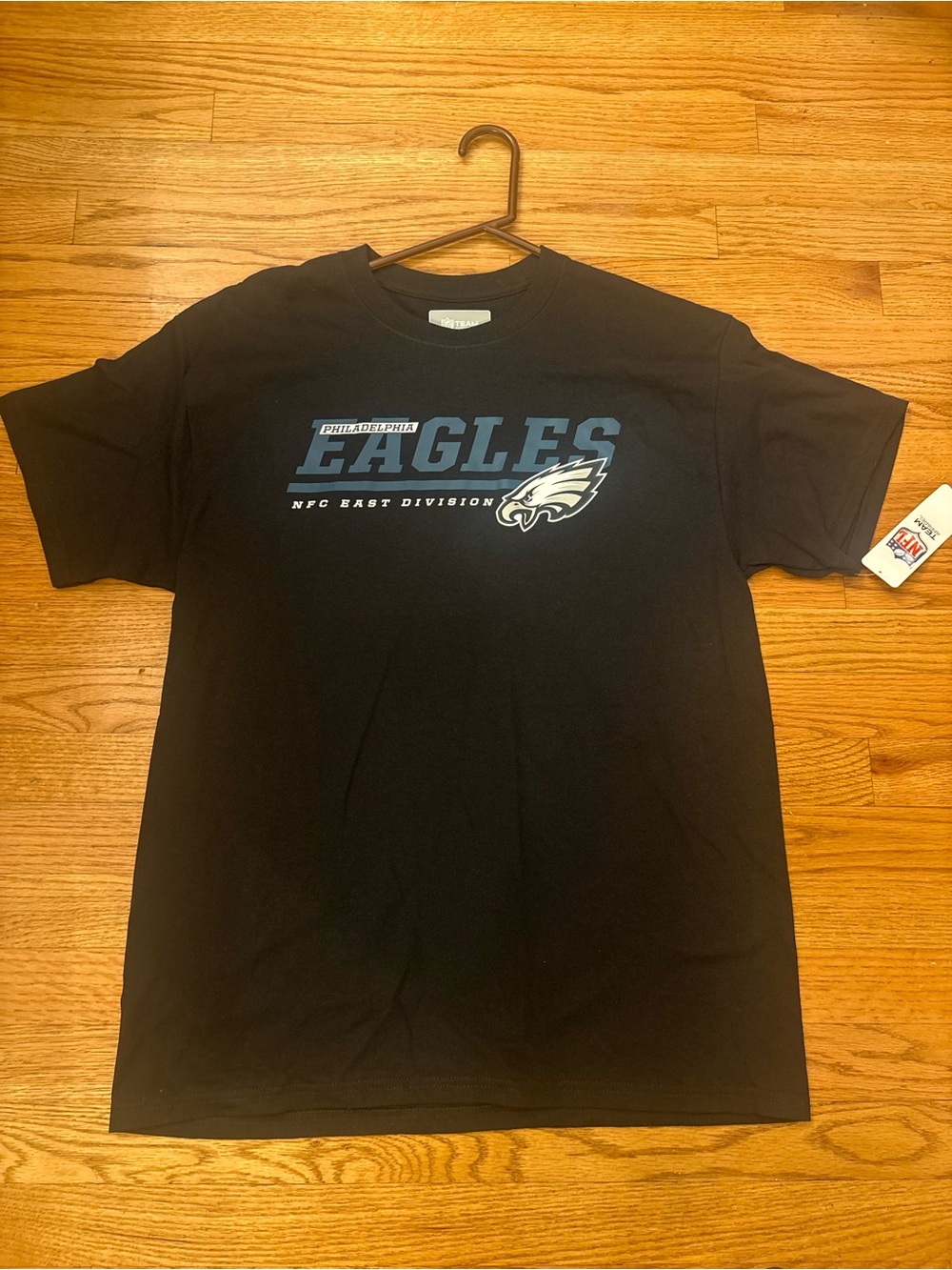 NFL Philadelphia Eagles Black Tee with green Logo